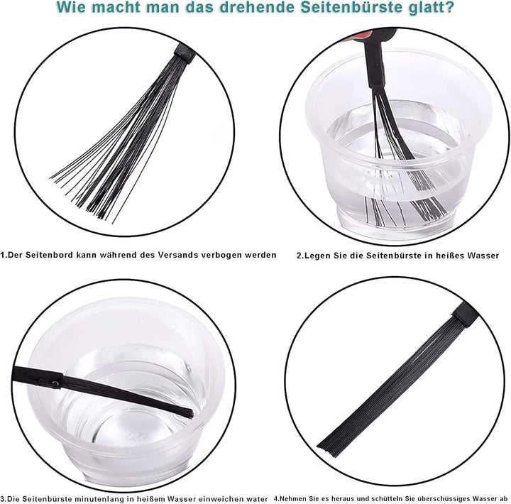 Ersatz Seitenbürste und Filter-Kit Kompatibel mit Ecovacs Deebot OZMO 950 OZMO 920 T8 T9 N8 Serie St