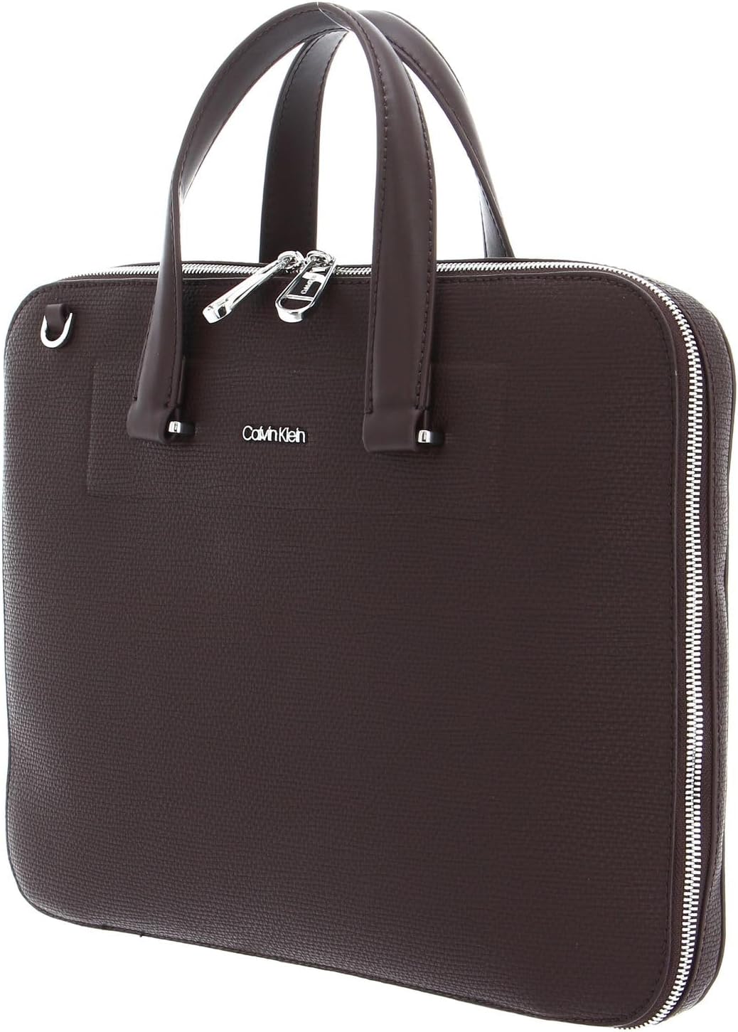 Calvin Klein Minimalism Slim Laptop Bag Chester Brown