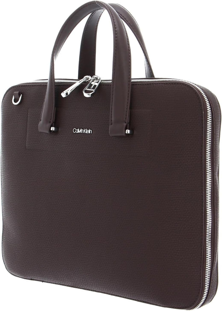 Calvin Klein Minimalism Slim Laptop Bag Chester Brown