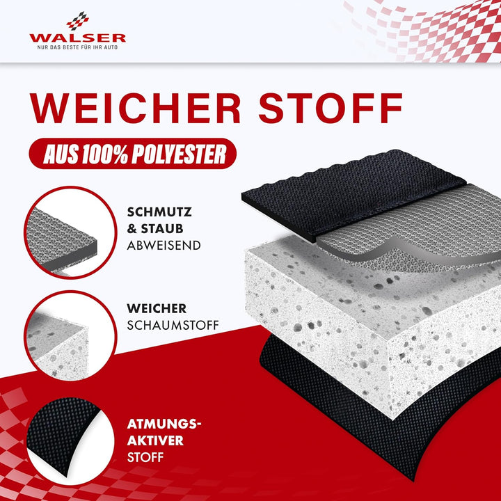 Walser Auto-Sitzaufleger Novara, Auto-Sitzauflage, Sitzschoner-PKW universal, Autositzschoner, Auto-