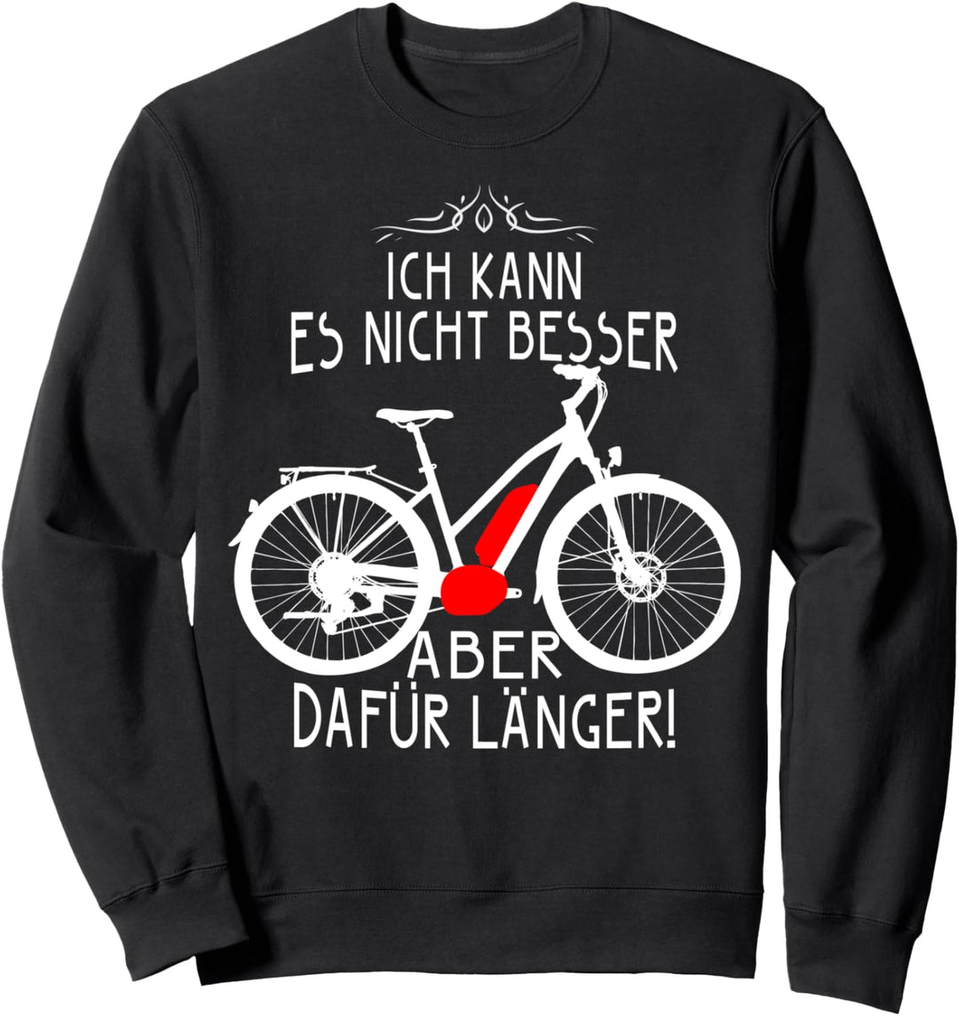 E-Bike Fahrer Geschenk T-Shirt Ebike Pedelec Elektrofahrrad Sweatshirt