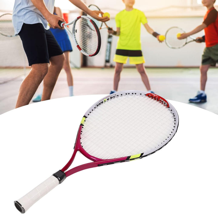Topyond Tennis-Schläger mit Tragetasche,23 Zoll Aluminium TennisschläGer Kinder,Junior Freizeit-Tenn