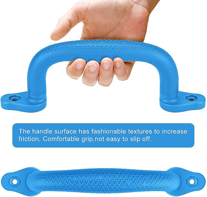 Dolibest 8er Klettergriffe, 18cm Haltegriffe Kinder Indoor Outdoor Spielturm Handgriffe für Spielpla
