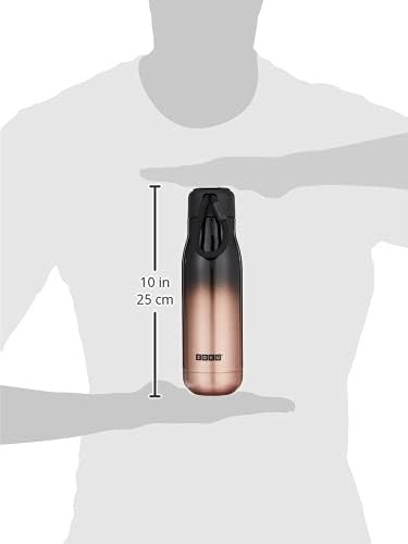Zoku - Edelstahl Trinkflasche M 500ml Gold Ombre