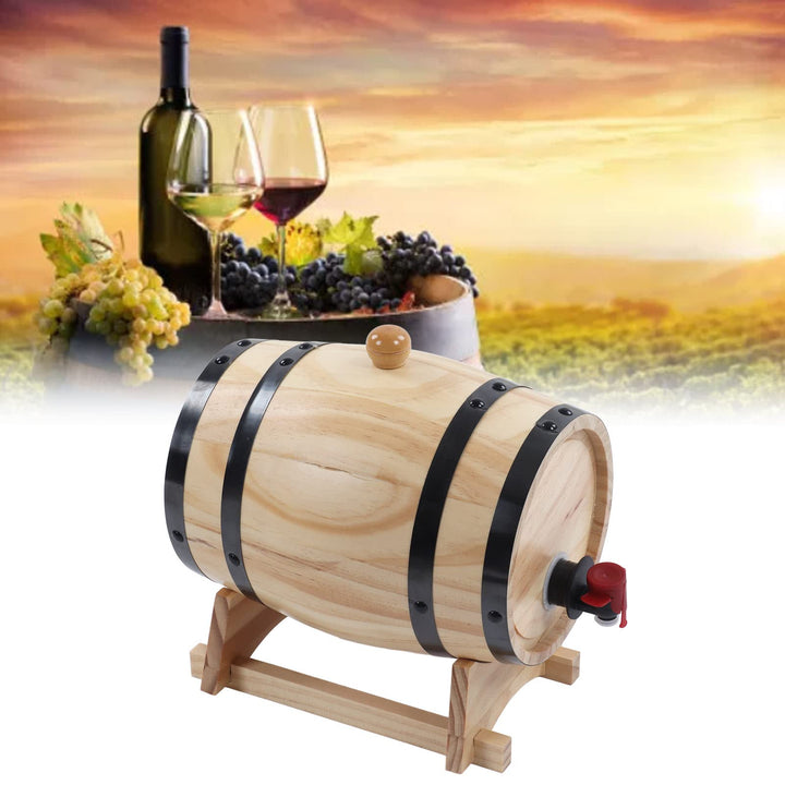 Alvinlite Weinfässer aus Kiefernholz, selbstgebrauter Wein, Reifefässer aus Kiefernholz, Bierfässer