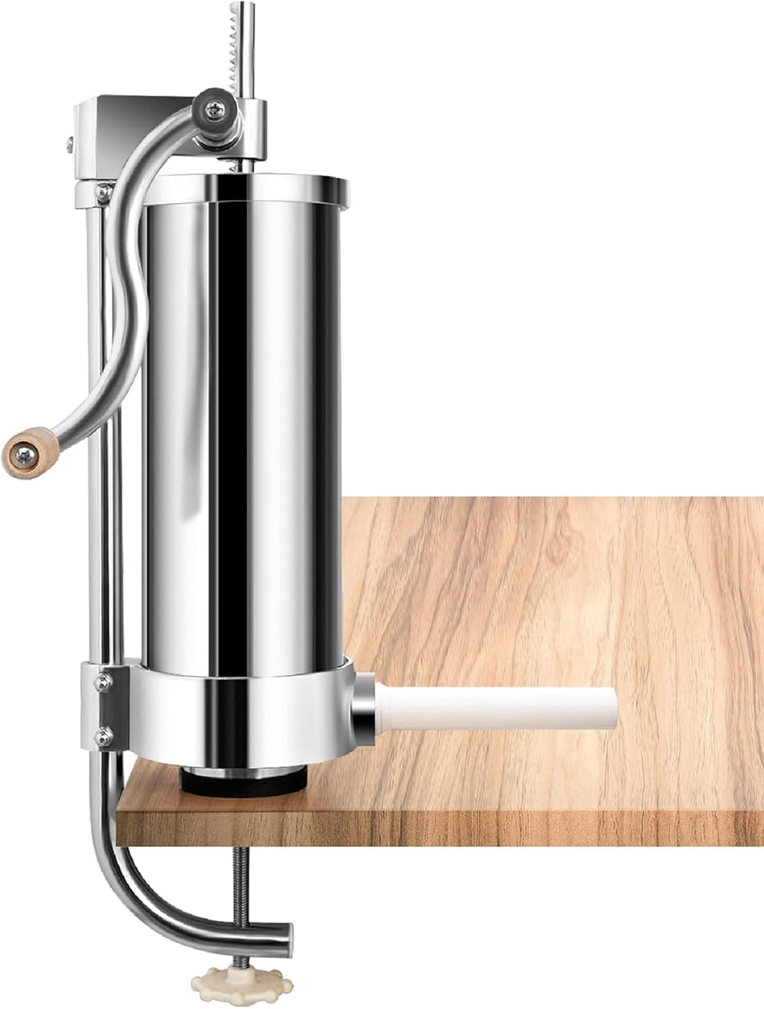 GIANTEX Wurstfüller 1,5L/3L/3,6L/6L, Manuelle Wurstmaschine Wurstfüllmaschine, Wurstspritze aus Edel
