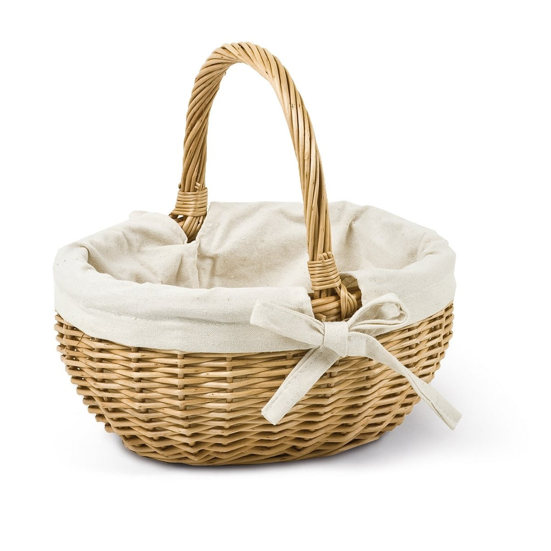 Kinderkorb oval braun