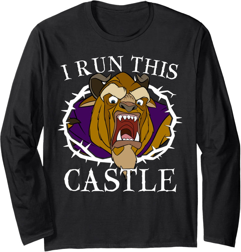 Disney Beauty And The Beast I Run This Castle Langarmshirt