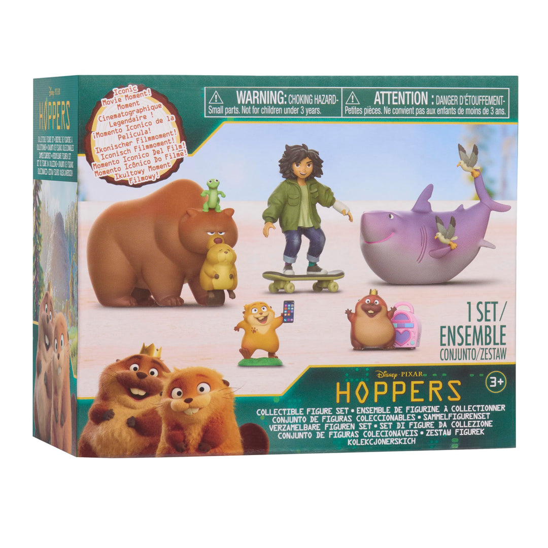 Just Play Disney & Pixar Hoppers Sammelfigurenset, 5 Spielfiguren, Spielzeug für Fans & Kinder ab 3