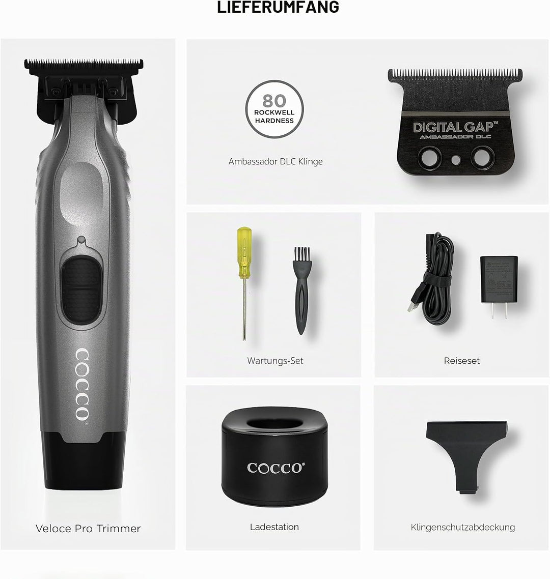 Cocco Veloce Pro Trimmer Grey - Trimmer
