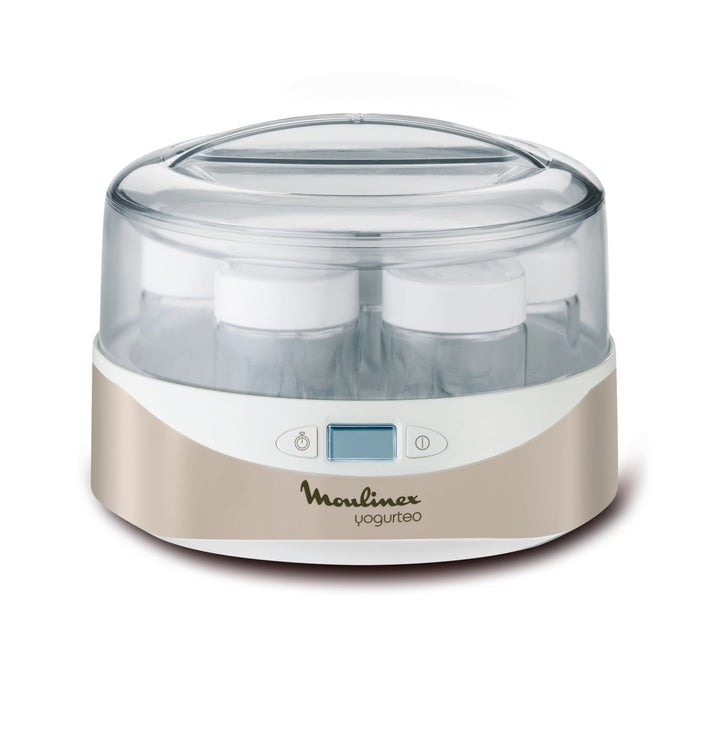 Moulinex YG231E32 Joghurtbereiter Yogurteo – programmierbar – inkl. 7 Joghurtgläser – LCD-Display –