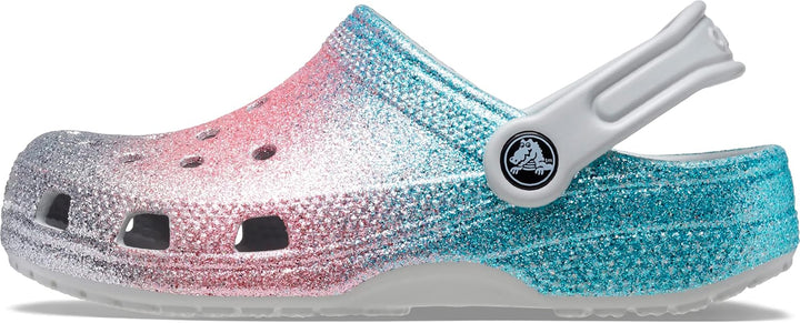 Crocs Unisex Kinder Classic Glitter Clog T Holzschuh 19/20 EU Shimmer Multi, 19/20 EU Shimmer Multi