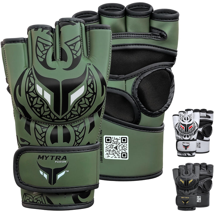 MMA Handschuhe Männer und Frauen — Atmungsaktives Offenes Handflächendesign Grappling & MMA Sparring