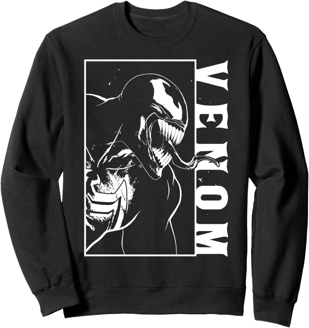 Marvel Venom Side View Tongue Out Sweatshirt