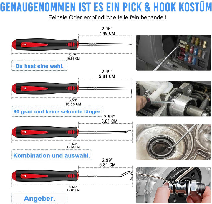 MICTUNING 330 Stück Auto Demontage Werkzeuge, Montage Werkzeugset, 330 Stück