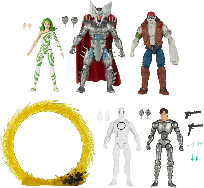 Hasbro Marvel Legends Serie: X-Men Villains, 60th Anniversary Marvel Actionfiguren-Set, 15,2 cm, meh