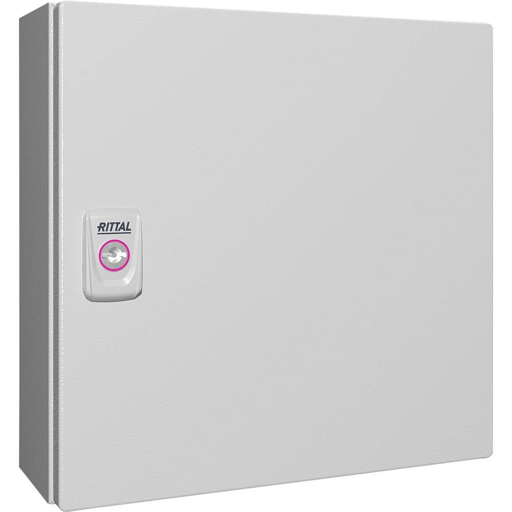 Rittal KX Stahl Wandgehäuse RAL 7035, grau IP66, HxBxT 300 mm x 300 mm x 120mm