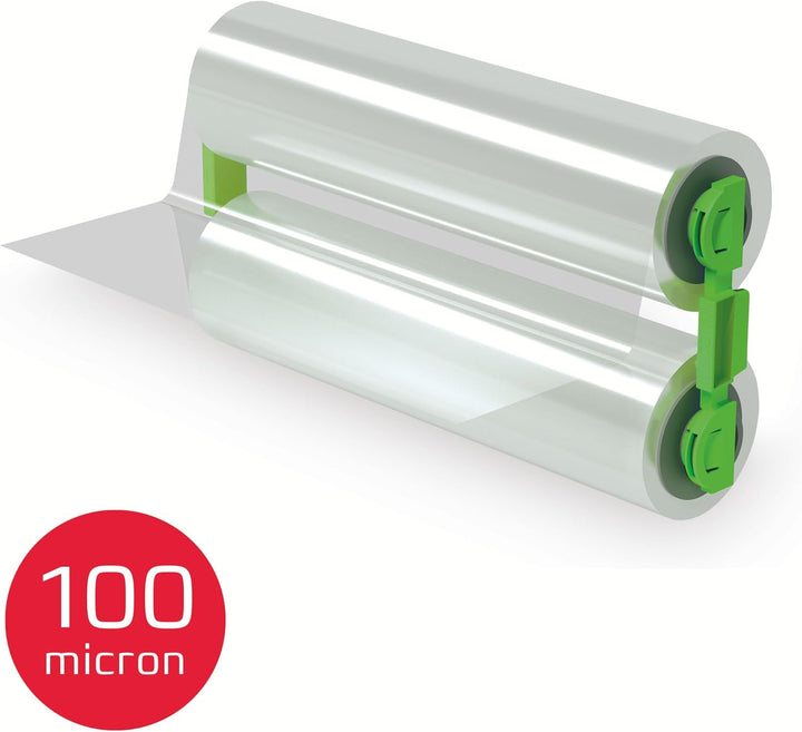 GBC Foton 30 Laminierfolienrolle für Nachfüllkassette 100 Mikron, laminiert bis zu 190 A4-Blätter, g