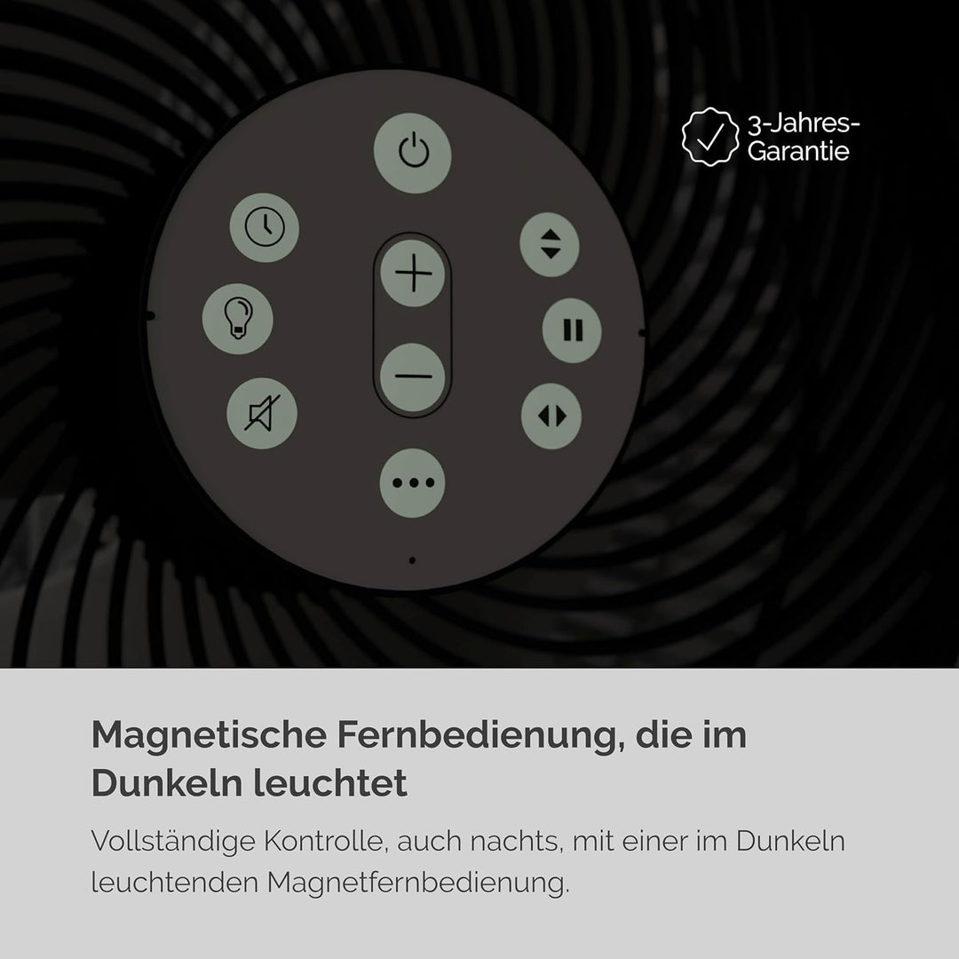 MEACO MeacoFan Sefte® Standventilator - höhenverstellbar Ventilator mit leistungsstarkem Luftstrom -