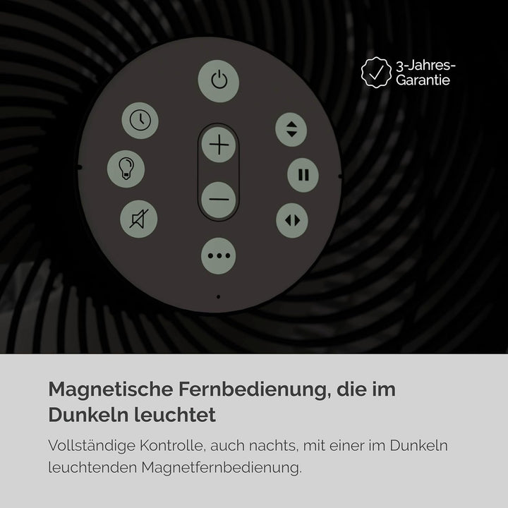 MEACO MeacoFan Sefte® Standventilator - höhenverstellbar Ventilator mit leistungsstarkem Luftstrom -