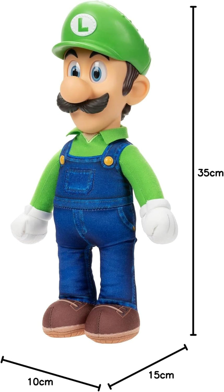 Nintendo Super Mario Movie 35cm Roto Plüsch - Luigi, Luigi