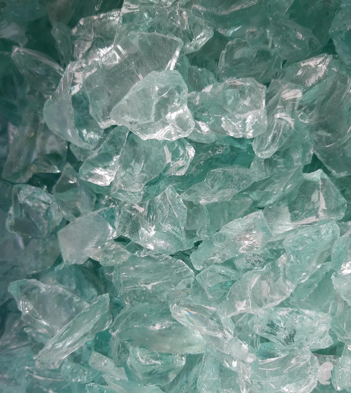 Feuerglas, 3/4" Wassergrün (2, Kilogramm) 2 Kilogramm, 2 Kilogramm