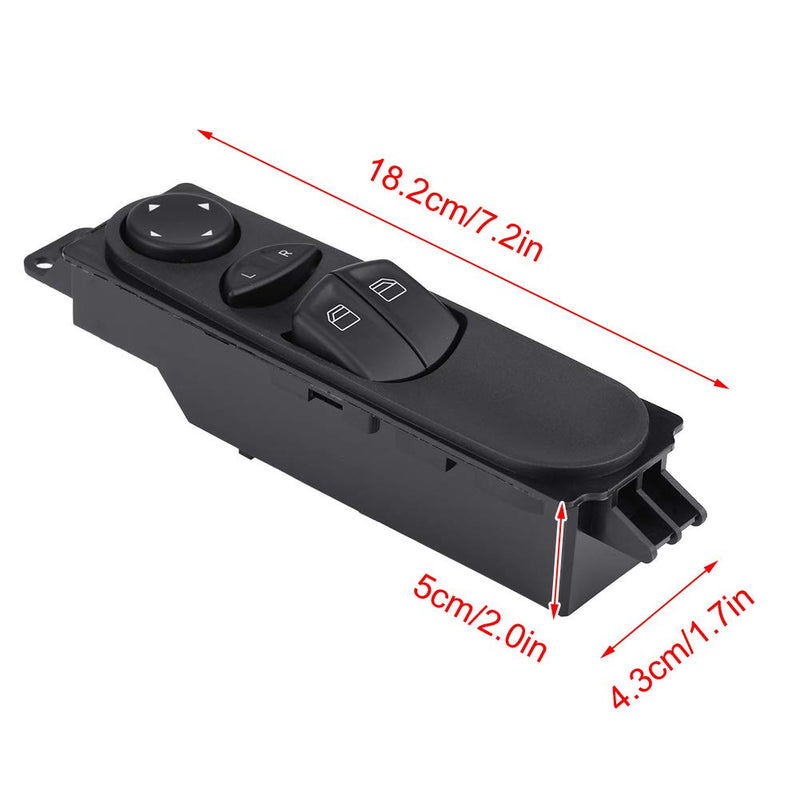 Autofensterschalter Elektrischer Hauptschalter Fensterheber Kompatibel mit Mercedes Vito 2003-2014 W