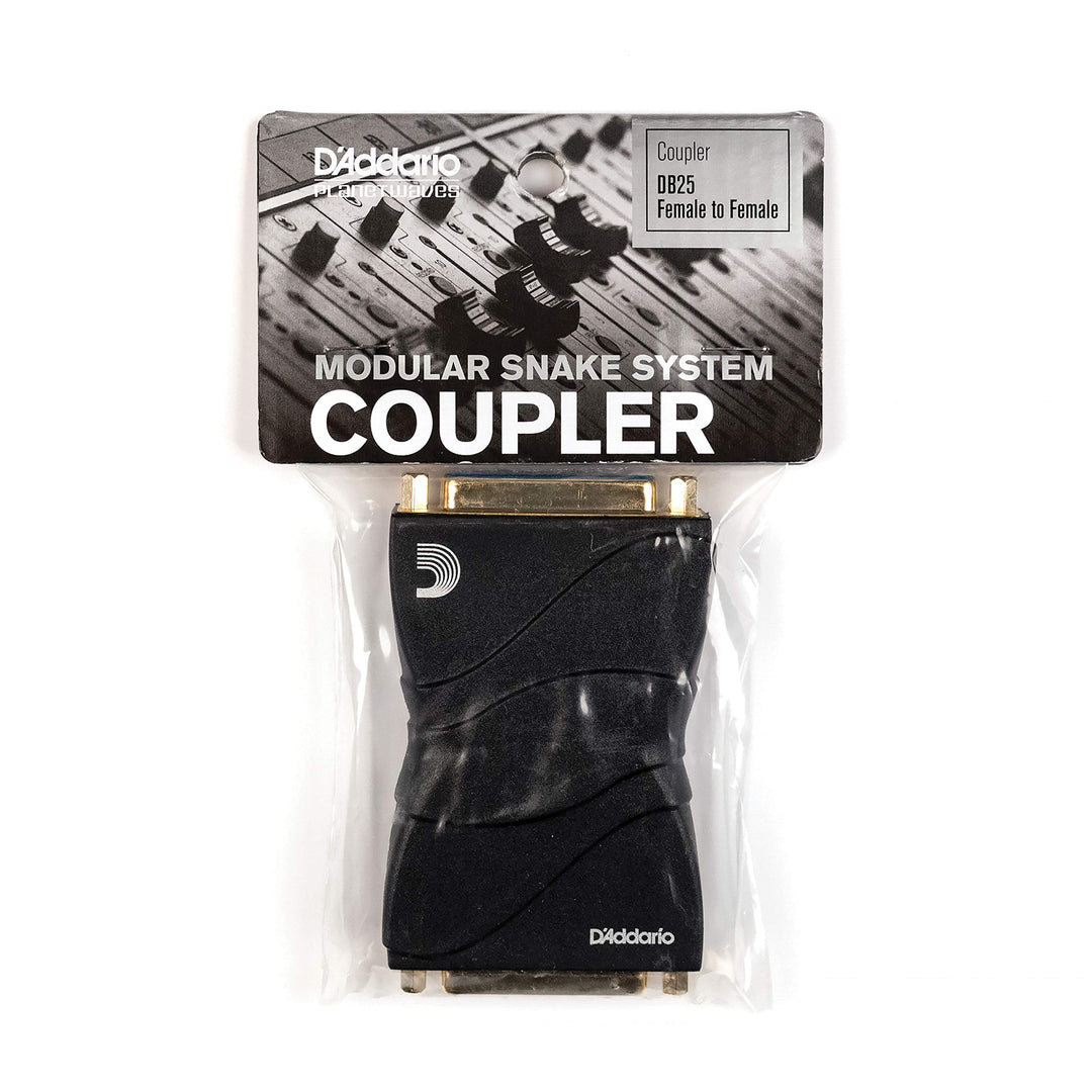 Planet Waves PW-DB25FC-01 Modular Snkae System Female Coupler schwarz Core Female Coupler, Core Fema