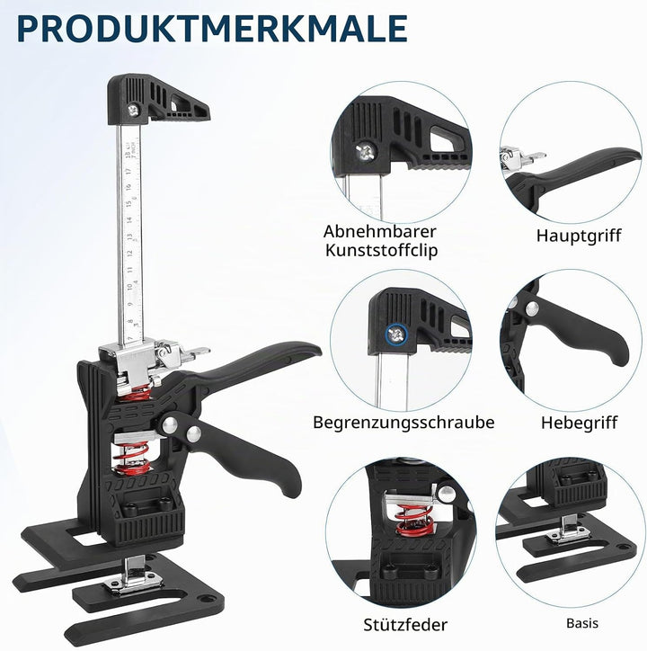 DBREAKS Arbeitssparender Arm, 2 Pcs Arm Handwerkzeug Heber(Vergrösserte Grundplatte), langsamer Möbe