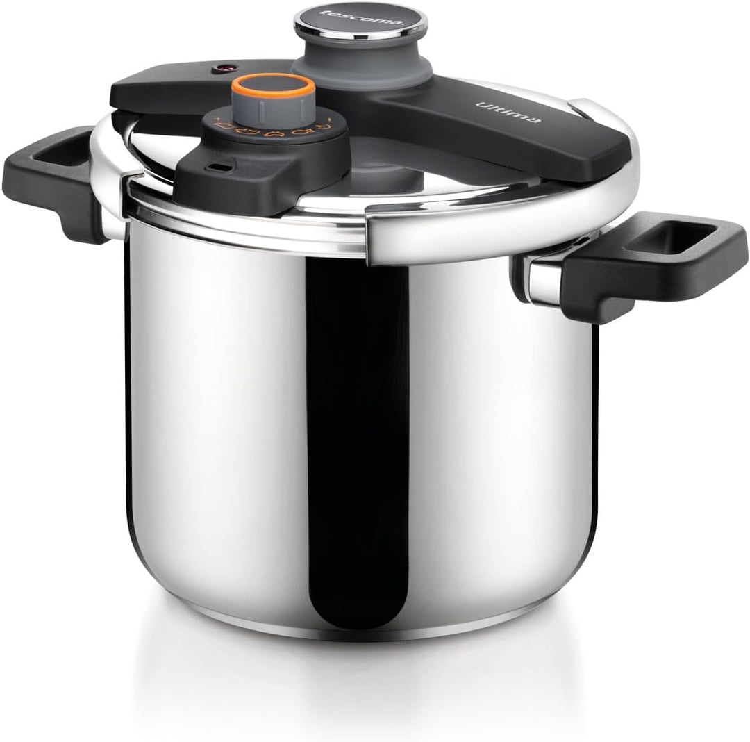 Tescoma 702767 Schnellkochtopf, Metall, Silber/schwarz, 22 cm