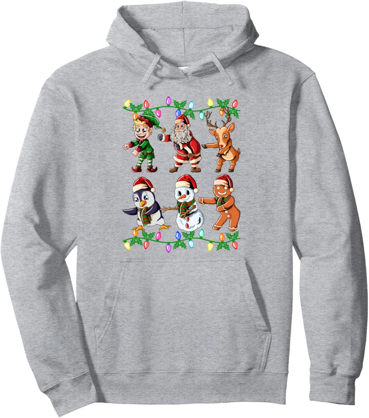 Floss Tanz Santa Elf Pinguin Christmas Squad Weihnachten Pullover Hoodie