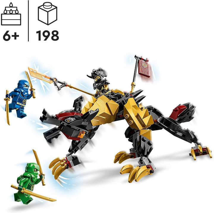 LEGO NINJAGO Jagdhund des kaiserlichen Drachenjägers, baubares Monster-Spielzeug für Kinder ab 6 Jah