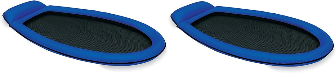 Intex Mesh Mat - Aufblasbarer Wasserhängematte - 178 x 94 cm - Blau Doppelpack