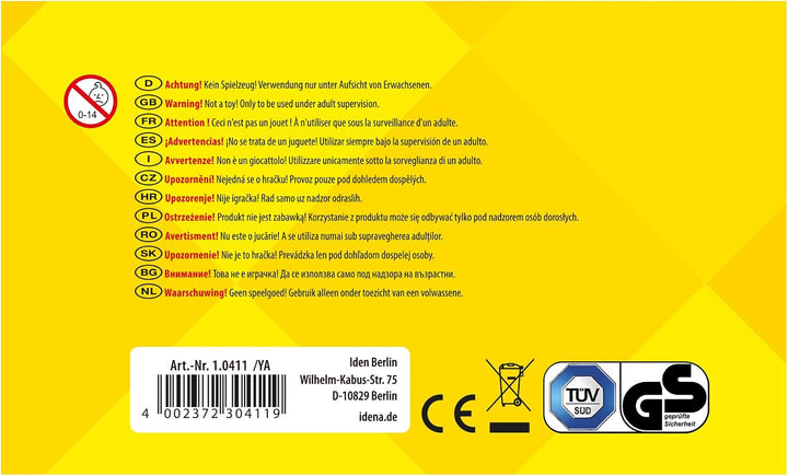 Idena 10411 - Globus mit politischem Kartenbild bei ausgeschalteter Beleuchtung und Sternbildern bei
