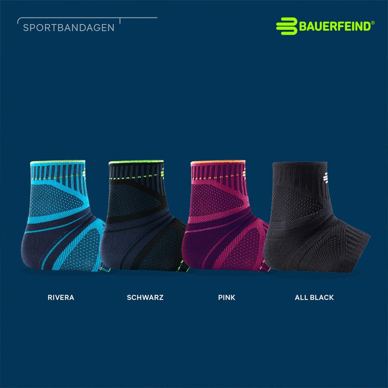 Bauerfeind Fussbandage fürs Sprunggelenk „Ankle Support Dynamic“, Unisex, 1 Fussgelenkbandage für Sp