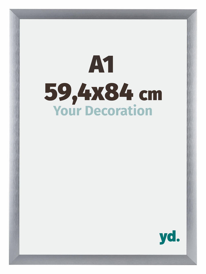 yd. Your Decoration - Bilderrahmen DIN A1 59,4x84 cm - Bilderrahmen aus Aluminium mit Acrylglas - An