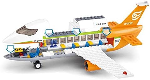Sluban M38-B0367 M38-B0367-Baukasten-Luffahrt-Flughafen, Mehrfarbig