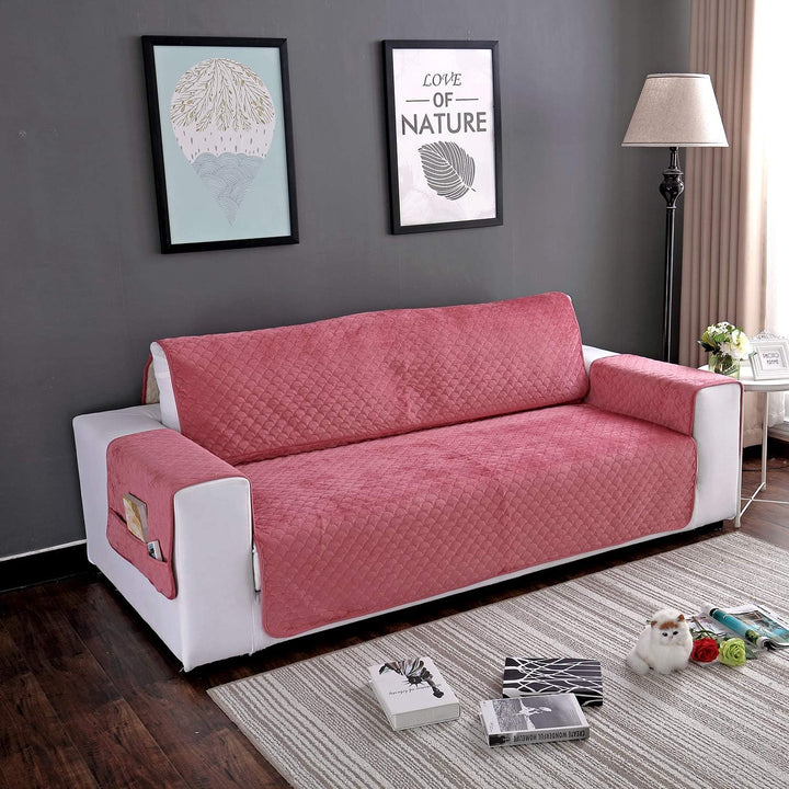 PETCUTE Sofaschoner Sofaschutz Sofaüberwurf Sofabezüge sofadecke Anti-Rutsch Sofaschoner Sofahusse S