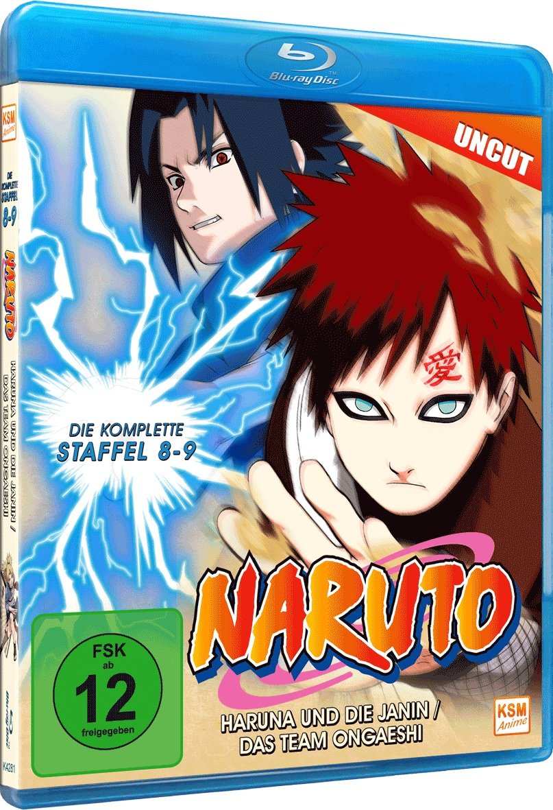 Naruto - Haruna und die Janin / Das Team Ongaeshi (Staffel 8 & 9: Folge 184-220 - UNCUT) [Blu-ray]
