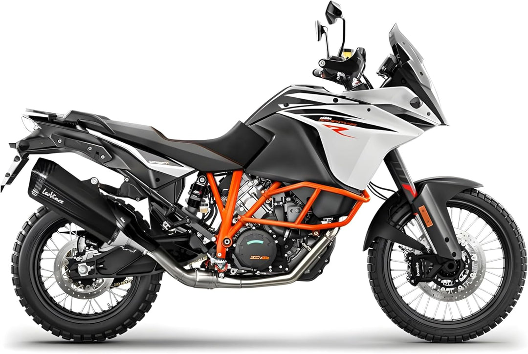 Endschalldämpfer/Auspuffanlage LeoVince SLIP-ON SBK LV-12 Black Edition, Edelstahl schwarz, Carbon K