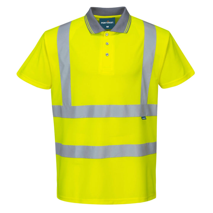 Portwest Hi-Vis Kurzarm-Polohemd, Gelb