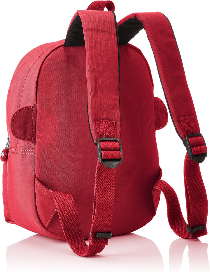 Kipling FASTER Schulrucksack, 7 Liter, True Pink + FREEDOM Federmäppchen, 1 Liter, True Pink True Pi