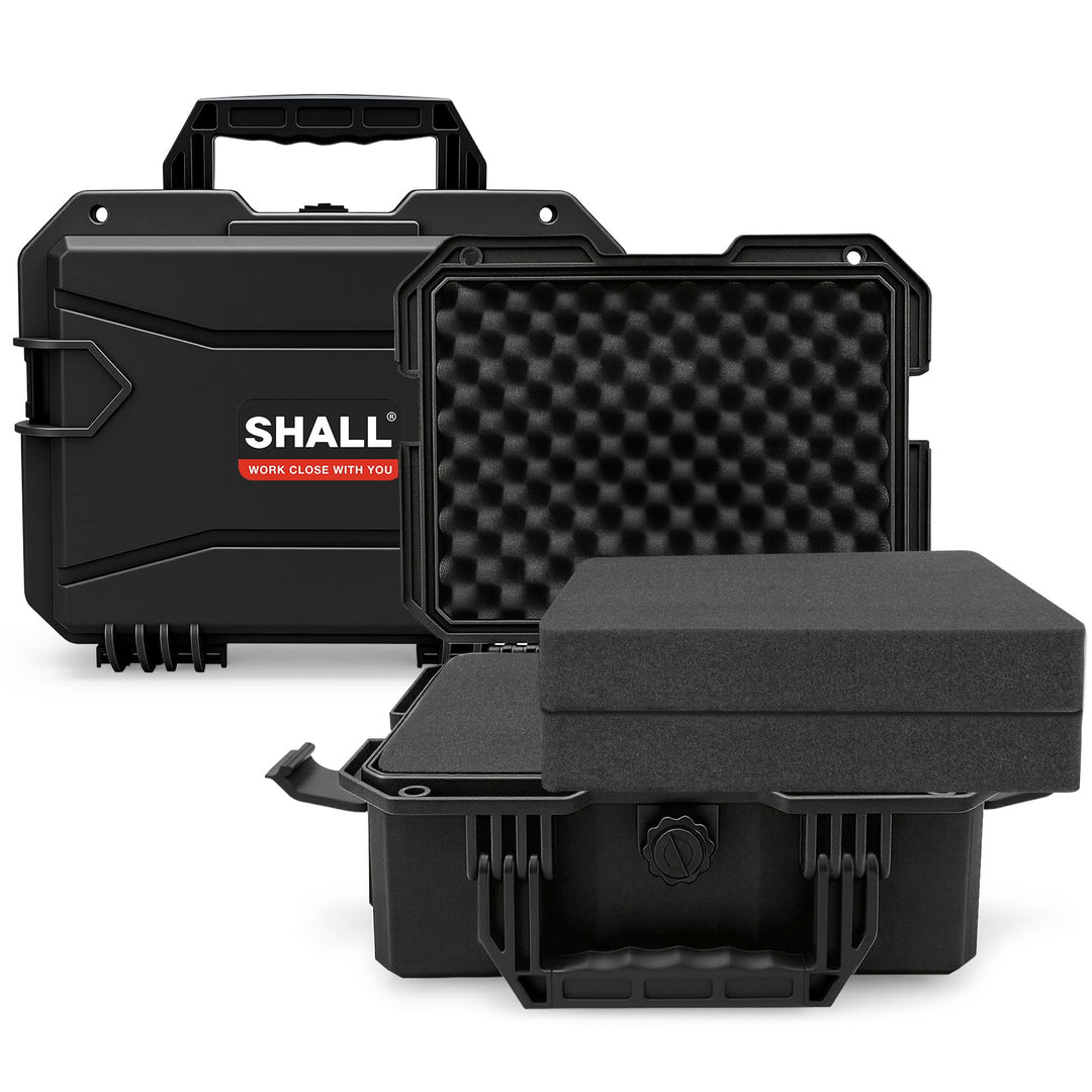 Shall Universal Kamera Koffer L, wasserdicht Staubdicht Schockfest, mit Schaum-Einlagen, für Kamera,