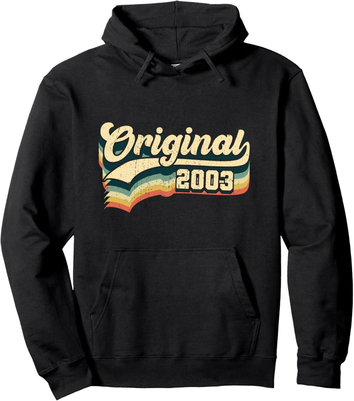 21. Geburtstag Geschenk Original Junge Mädchen Jahrgang 2003 Pullover Hoodie