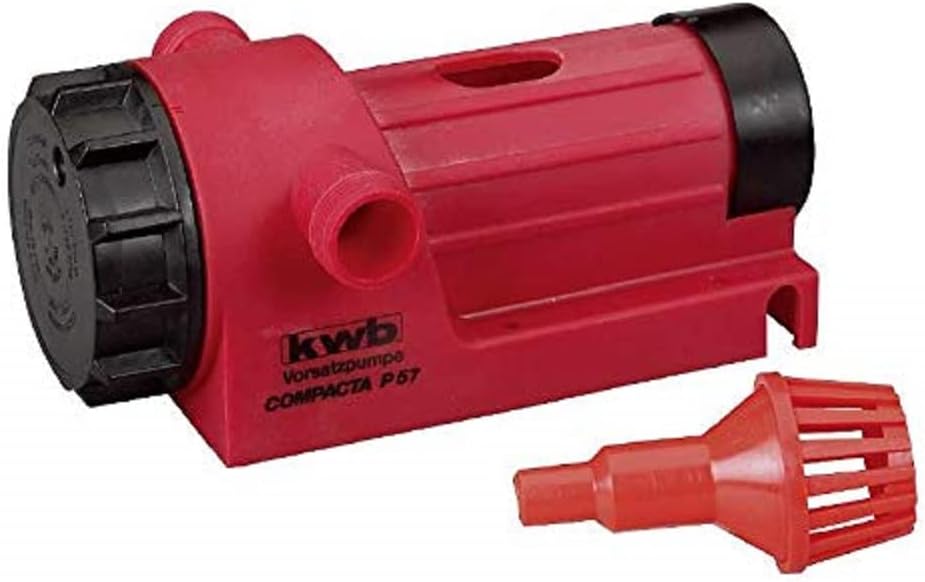 kwb Compacta Pumpe P57 Bohrmaschinen-Pumpe 3000 l/h, selbstansaugend m. Ansaug-Filter, Gewinde-Ansch