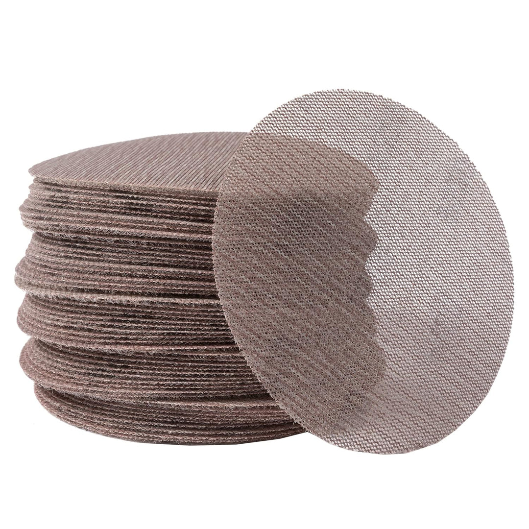 UPWOOD Schleifgitter 50 Stück 125mm Klett Körnung 240, Zum staubfreien Schleifen von Karosserie, Hol