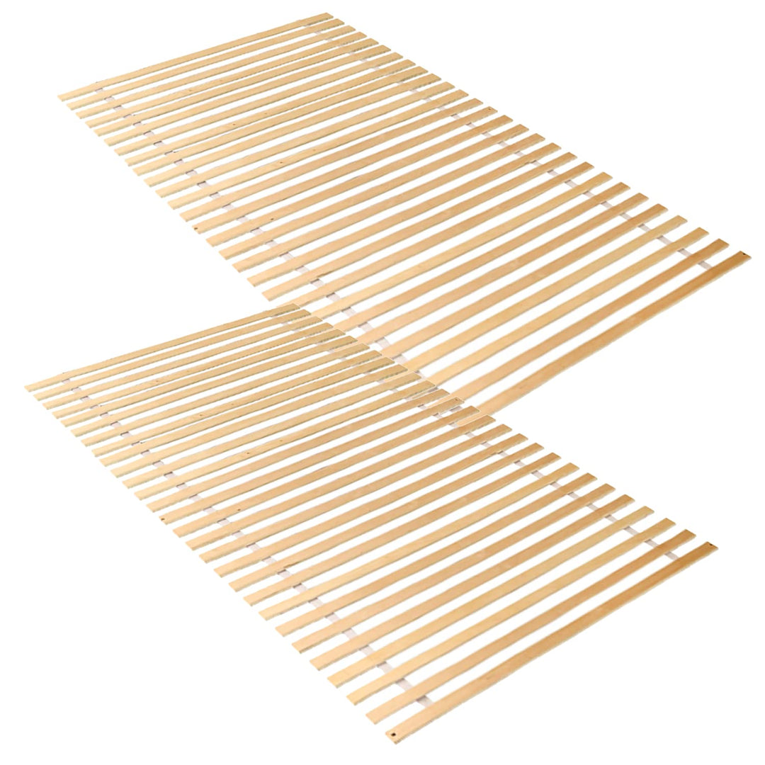 Jopassy lattenroste 2X Rollrost rolllattenrost 90x200cm 28Latten bodenbett bis 200 kg belastbar vers