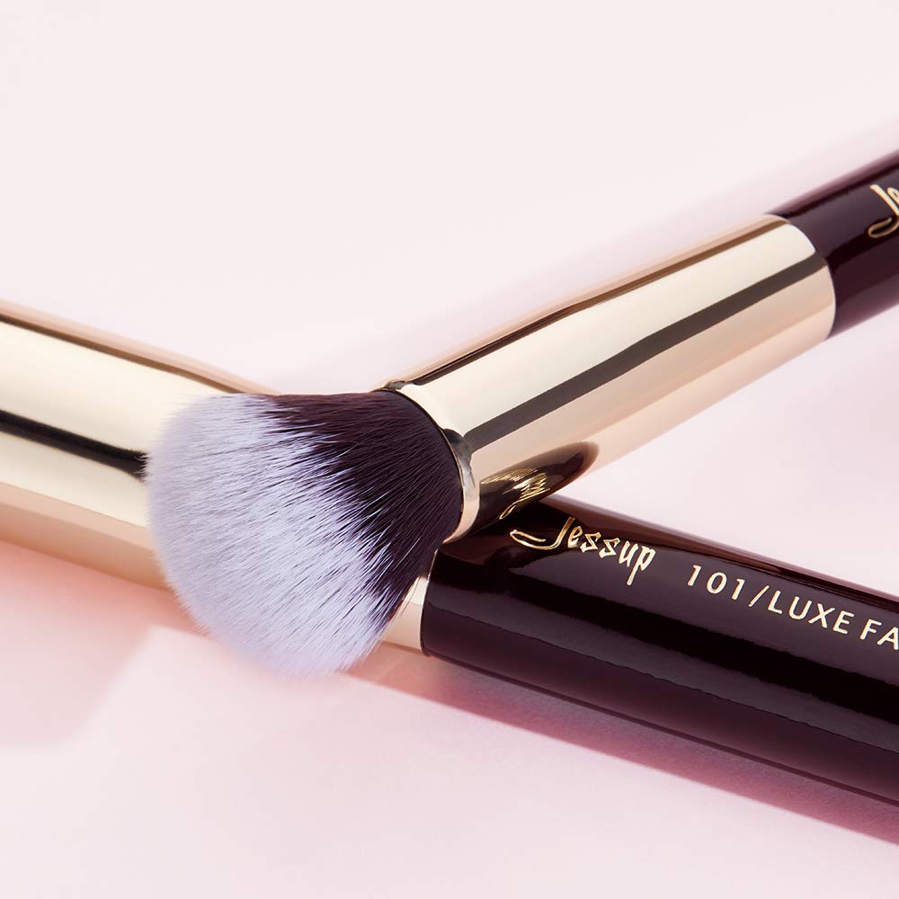 Jessup Pinselset 15 Stk Makeup Pinsel Set Kosmetik Schminkpinsel Augen Gesichts Pinsel Puder Lidscha