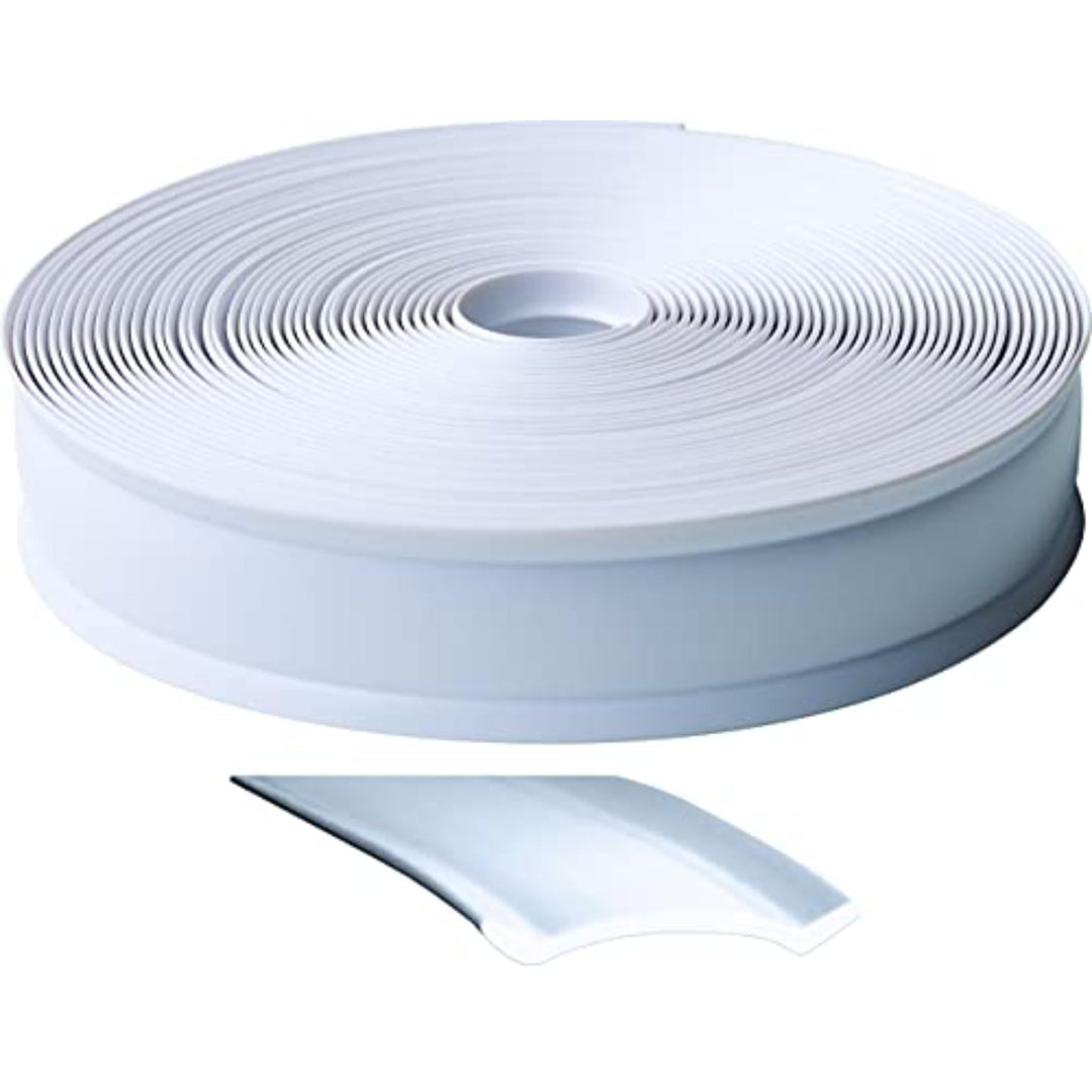 RV Designer E561, strapazierfähige Vinyl-Einsatzleiste, 2,5 cm breit, 15,2 m Rolle, Weiss Strapazier