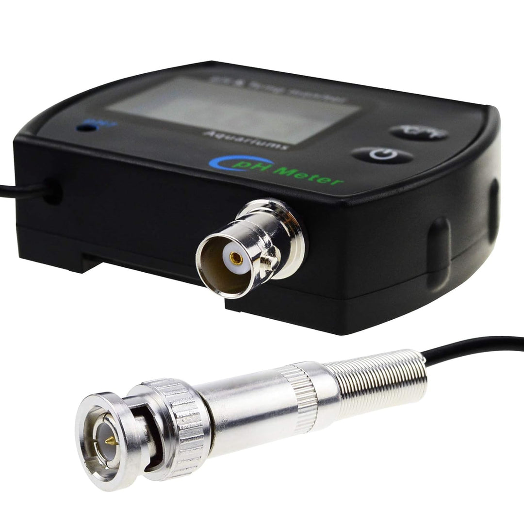 2 in 1 Combo pH & Temperatur Meter Wasser Qualität Prüfer Austauschbar BNC pH Elektrode für Aquarien
